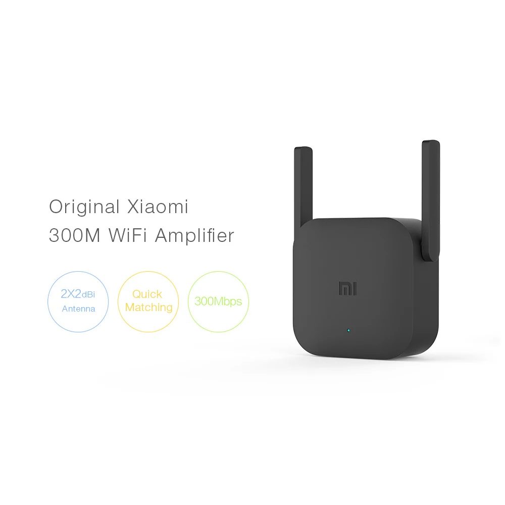 Оригинальный Xiaomi Pro 300 м WiFi усилитель роутер Roteador 2 Антенна Mi беспроводной