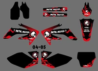 graphics backgrounds decals stickers kits for honda crf250 crf250r 2004 2005 crf 250 250r crf 250 r