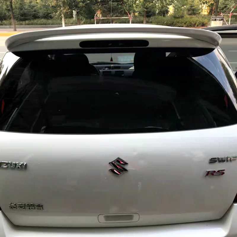 Для Suzuki Swift 2007 2008 2009 2010 2011 2012 2013 ABS багажник спойлер задний машинный украшение в виде хвостового крыла