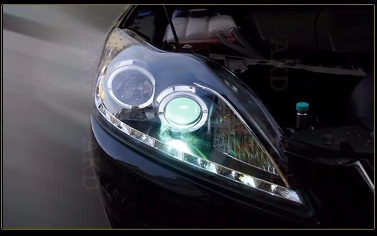 OUMIAO машина головная лампа для светодиодная фара для Focus Focus2 MK2 головной светильник s 2009-2012 LED DRL Объектив Двойной Луч H7 HID ксеноновая Автомобильная Передняя светильник