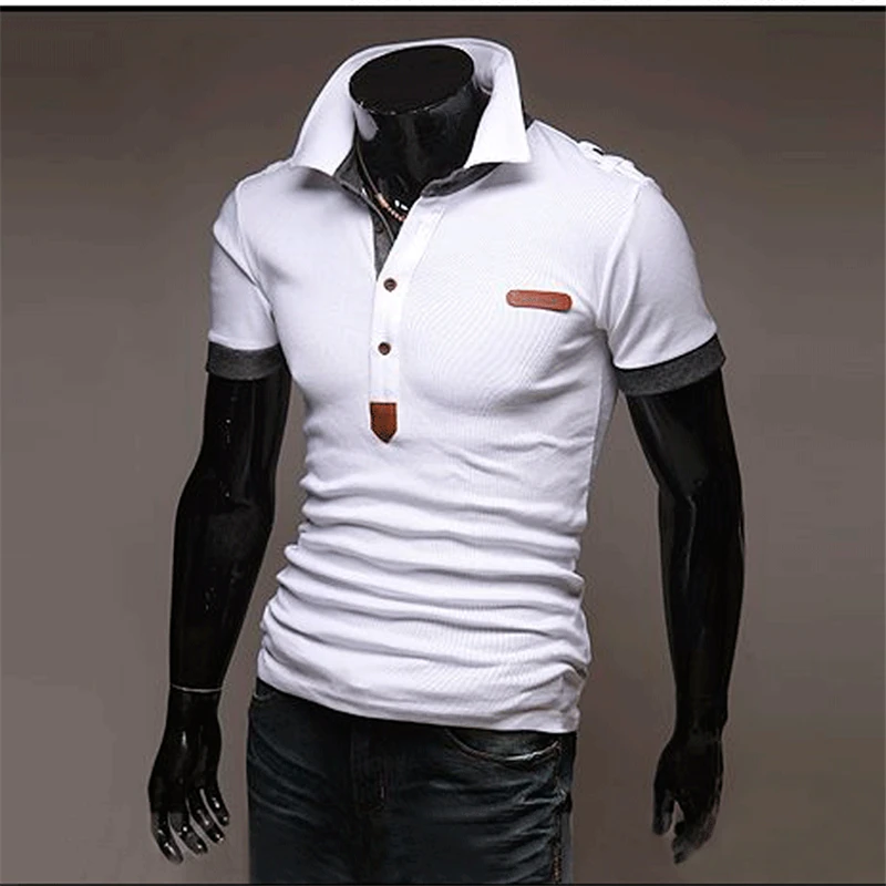 Мужская футболка поло с коротким рукавом|Поло| |