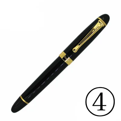 Авторучка полностью Металлическая Золотая зажима ручки Jinhao 450 Caneta круглый корпус цветок тело Канцтовары офисный школьный принадлежности - Цвет: Бургундия