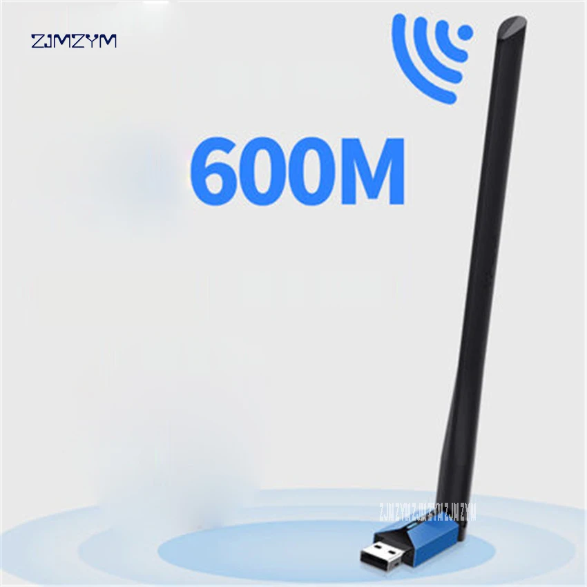 USB Wifi адаптер 600 Мбит/с двухдиапазонный с высоким коэффициентом усиления