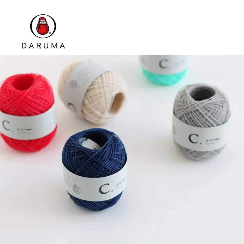 1*40 г материал DARUMA шнур пряжа 100% Полиэтиленовая для вязания крючком мягкая