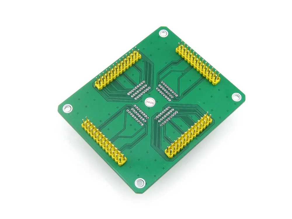 QFP100 LQFP100 TQFP100 Adapter Yamaichi IC51-1004-809 IC Test Socket Programming 0.5mm Pitch | Компьютеры и офис