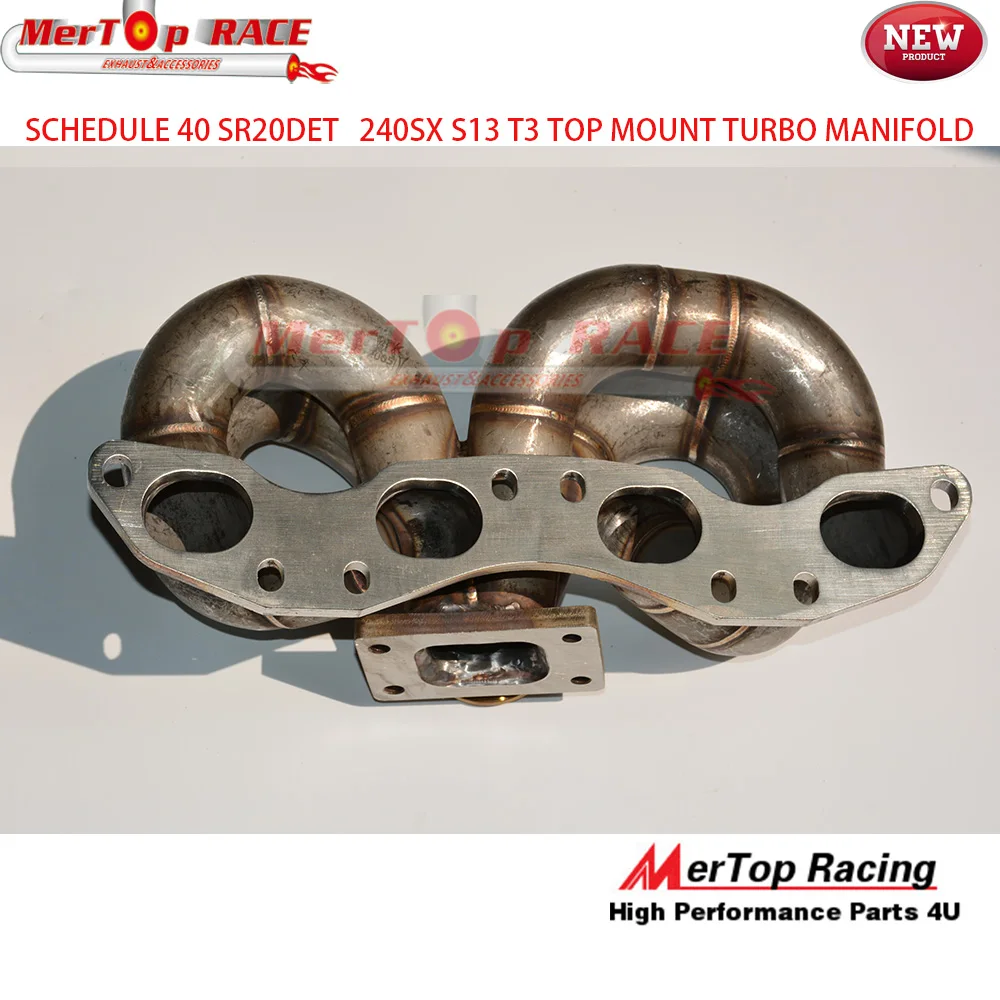 Mertop 3 мм Толщина 48 мм OD полный 321 T3 Паровая труба для SR20det SR20 S13/S14 240s Верхнее Крепление турбо коллектор