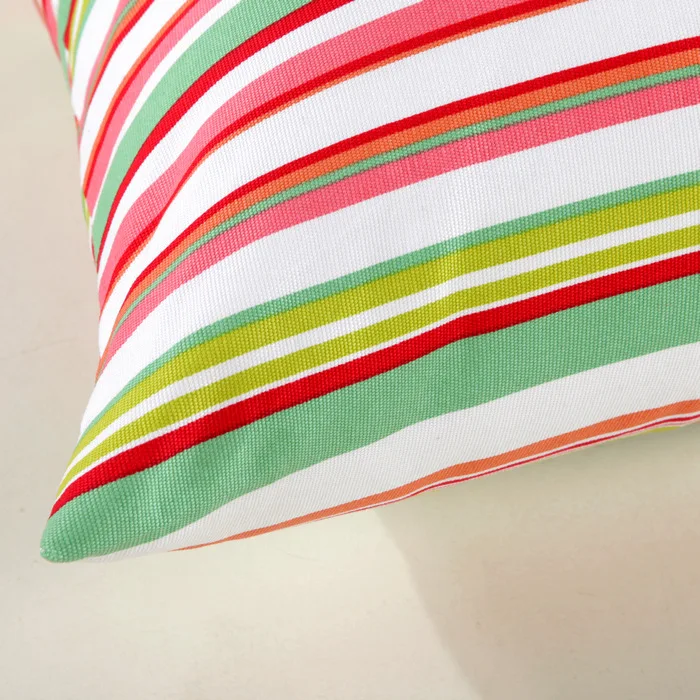 Печатных Цветочные Радуга Полосой Чехлы Домашнего Декора Бросок Наволочка Диван