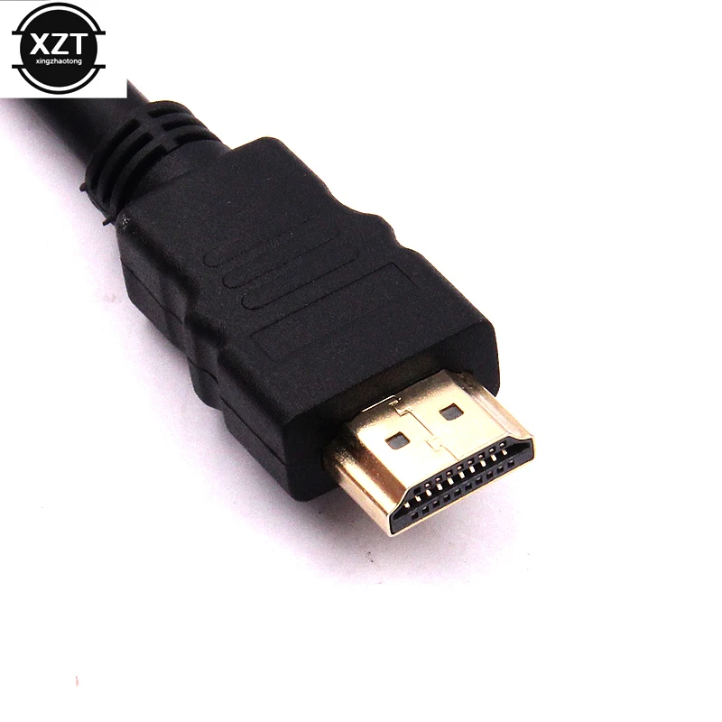  5 шт HD 1080 p для HDTV 5FT разъём HDMI папа VGA HD15 + 3RCA видео/аудио кабель AV золотистые