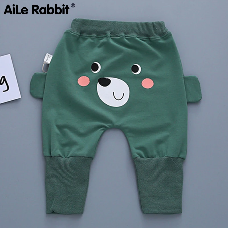 Штаны для младенцев AiLe Rabbit штаны мальчиков мультяшный щенок ушки детская одежда