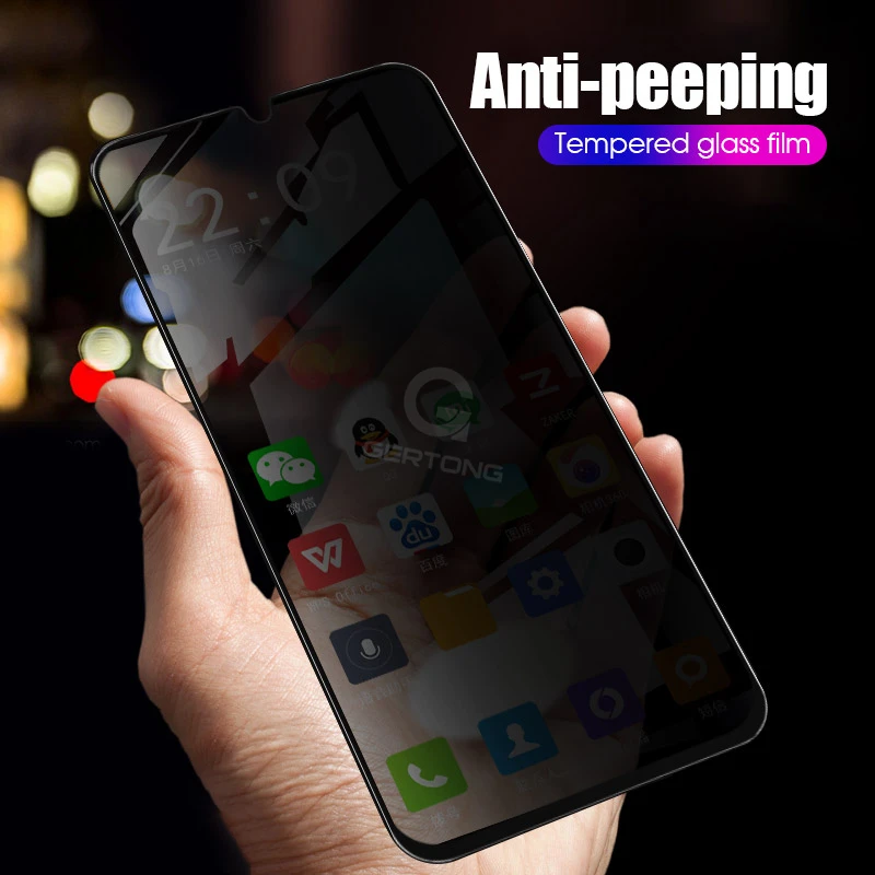 Gertong 9H полное покрытие анти шпионское закаленное стекло для Samsung M10 M20 A50 A30