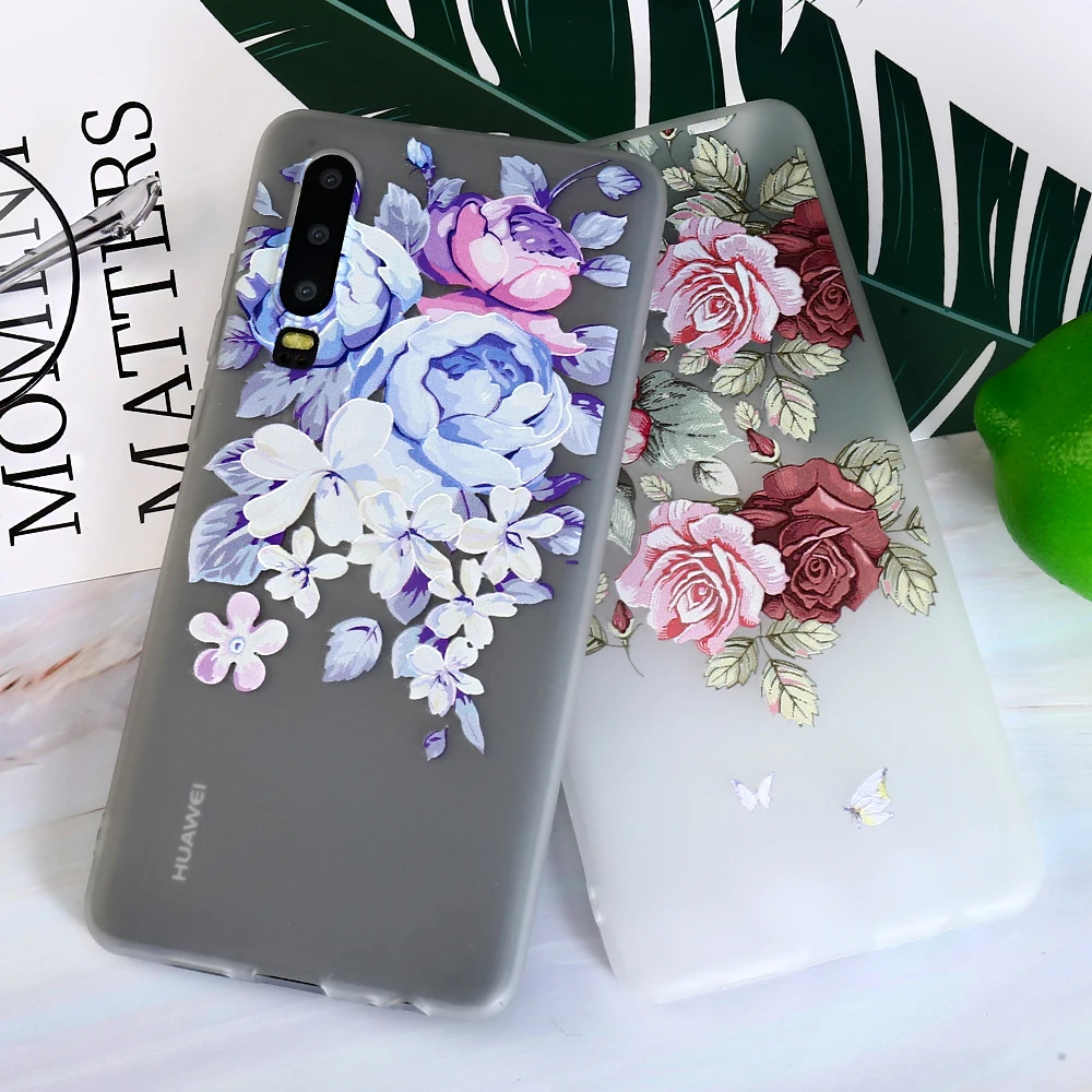 Чехол с рисунком розы для Huawei Y9 2019 Y6 Y5 Prime 2018 P20 P9 P10 Mate 10 Lite Honor 9 7C 7A Pro 8X 8C P Smart Z