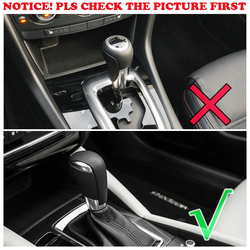 AX Хромированная ручка переключения передач блестящая отделка внутренний значок