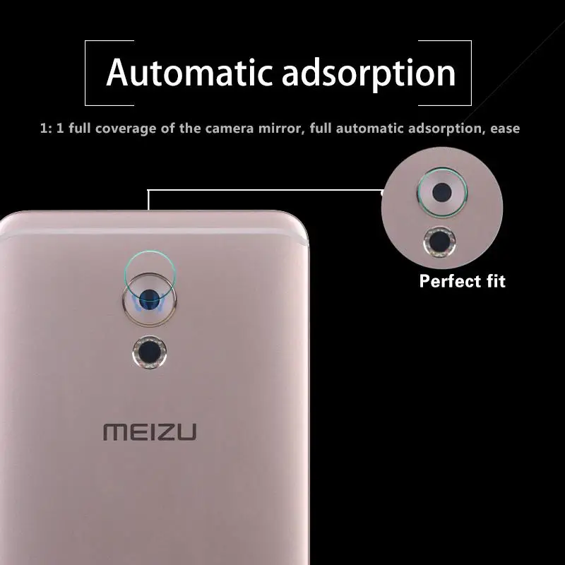 Back Camera Lens Tempered Glass Film For Meizu Pro 6 Plus film Edge Rear camera lens Protector |