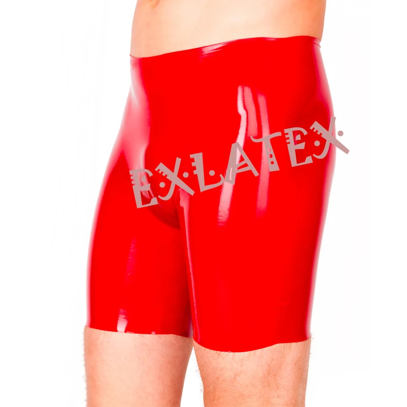 Мужское сексуальное нижнее белье латексные трусы мужские Трусы резиновые черные