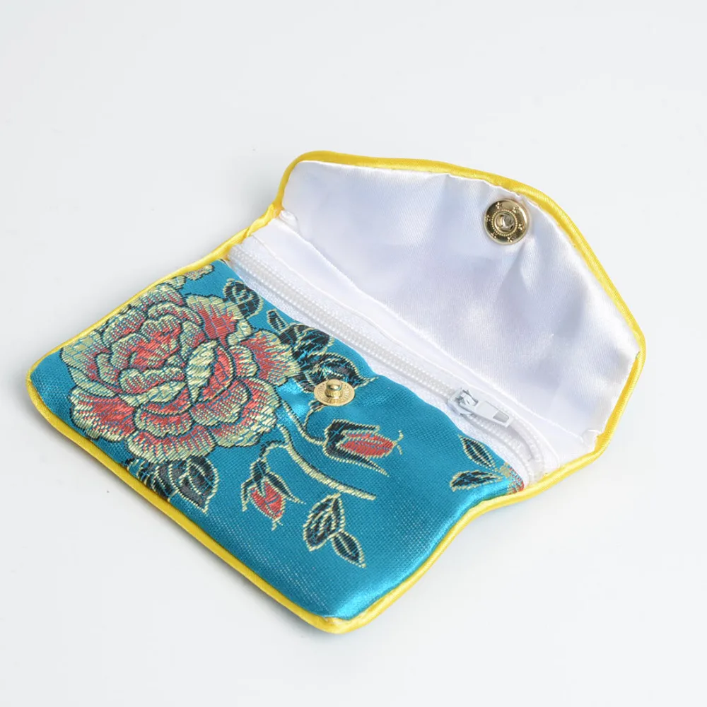 

24Pcs 8*6.5Cm Mixed Color Gift Coin Packaging Silk Purse Pouch Bag Christmas Wedding New Year Birthday Party Gift Bags & Pouches