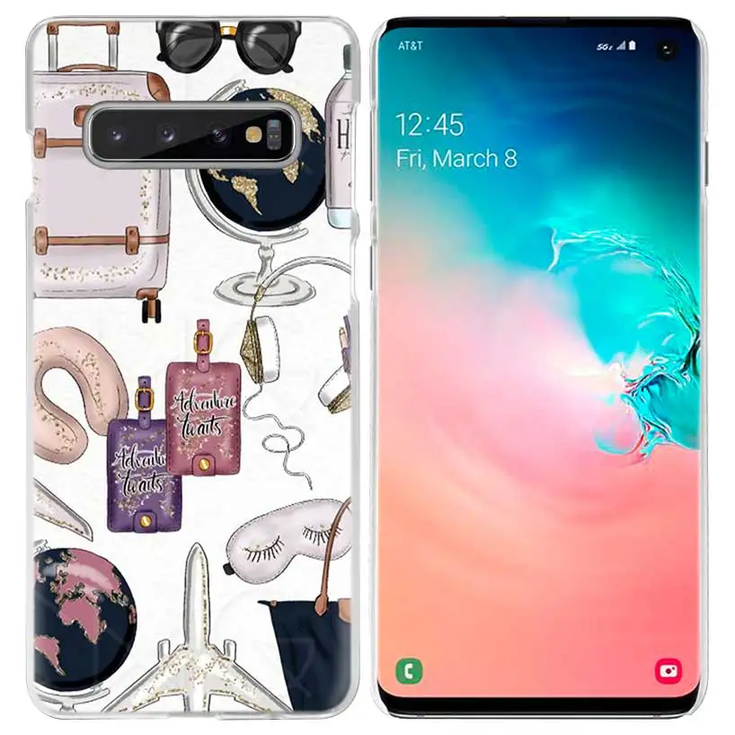 07 Vogue для йоги, спортивная сумка для йоги, чехол для samsung Galaxy S10 5G S10e S9 S8 M30 M20 M10 J4 J6 плюс J8 Note 8 9 прозрачный жесткий чехол из ПК для телефона - Цвет: 07