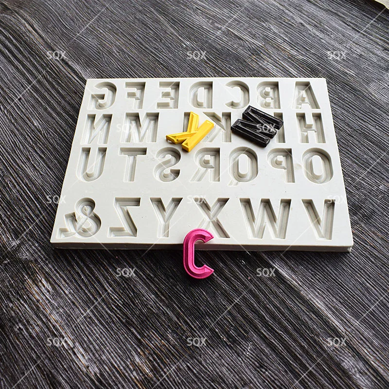 Конические шрифты силиконовые формы для торта украшения мастикой инструменты