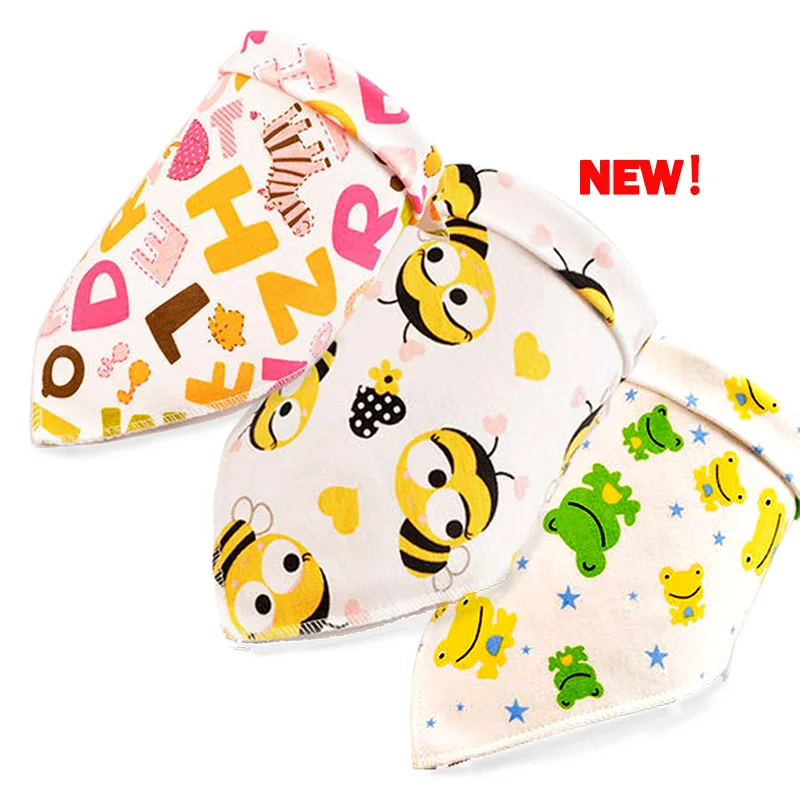 Слюнявчик детский 8 шт./лот из 100% хлопка | Детская одежда и обувь