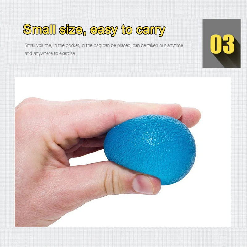 3 шт./компл. гелевые яйца мяч для снятия стресса упражнения рук пальцы