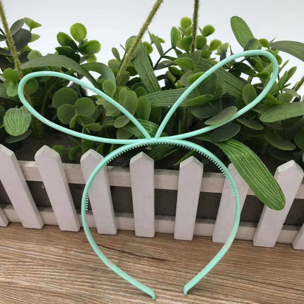 XIMA 12 шт. пластиковые повязки на голову с заячьими ушками для девочек детские из