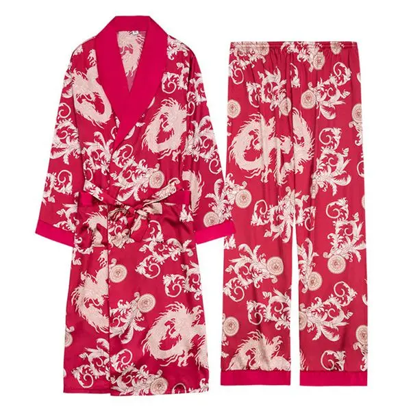 Новинка, мужской весенний халат, халат Yukata, мужское кимоно из вискозы, банное платье, ночная рубашка, одежда для сна, Пижама, Mujer, L-XXL