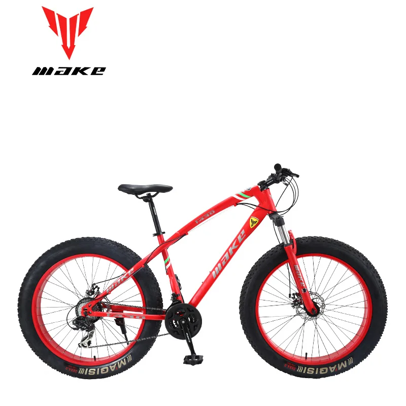 Make F430 fatbike MTB горный велосипед 24 скорости SHIMAN0 26x4 0 колеса | Спорт и развлечения