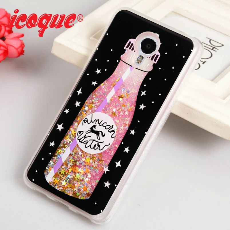 Чехол для ICOQUE M3note s чехол Meizu M3 Note силиконовый милый блестящий с зыбучим песком