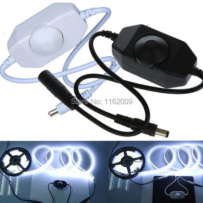 

12V LED Brightness Adjust Dimmer Controller for 335 3528 5050 5630 LED Light Strip Lamp Hot