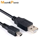 Мини USB-кабель со штекером usb-USB на штекер USB-штекер зарядный Шнур Линия для MP3 MP4 плеера автомобильного видеорегистратора GPS цифровой камеры HDD 2018 Новинка