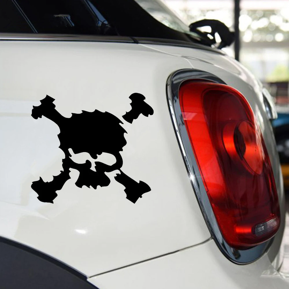 Череп и кости дрейф Jdm автомобиля Camper задняя наклейка на окно винил Декор