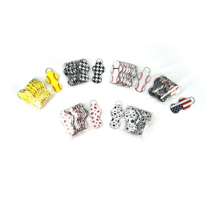 12 шт. Уникальный Забавный дизайн неопреновый бальзам для губ брелок держатель