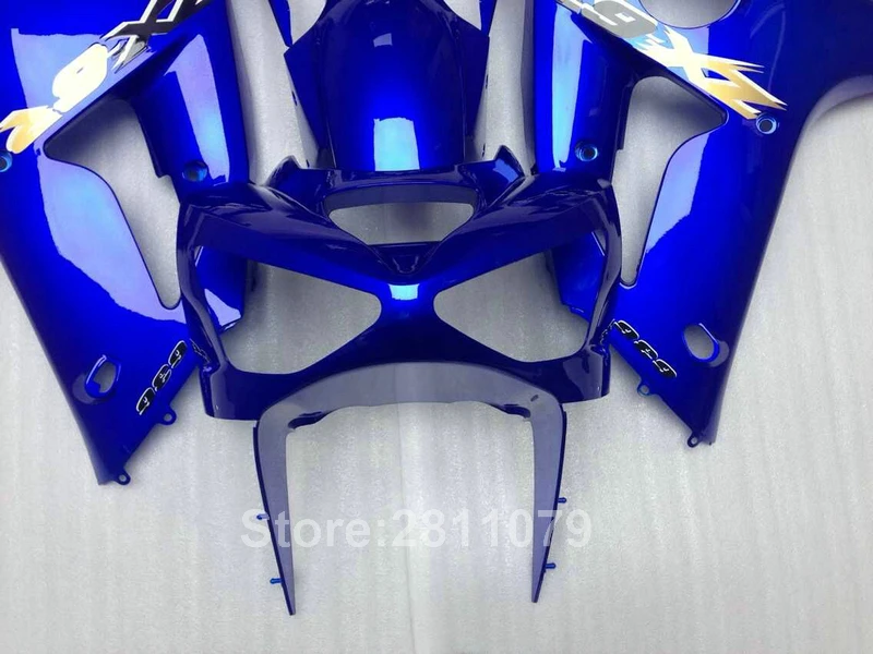 Комплект обтекателей для кузова инъекций Kawasaki Ninja ZX6R 03 04 синий комплект 2003 2004 RY48 |