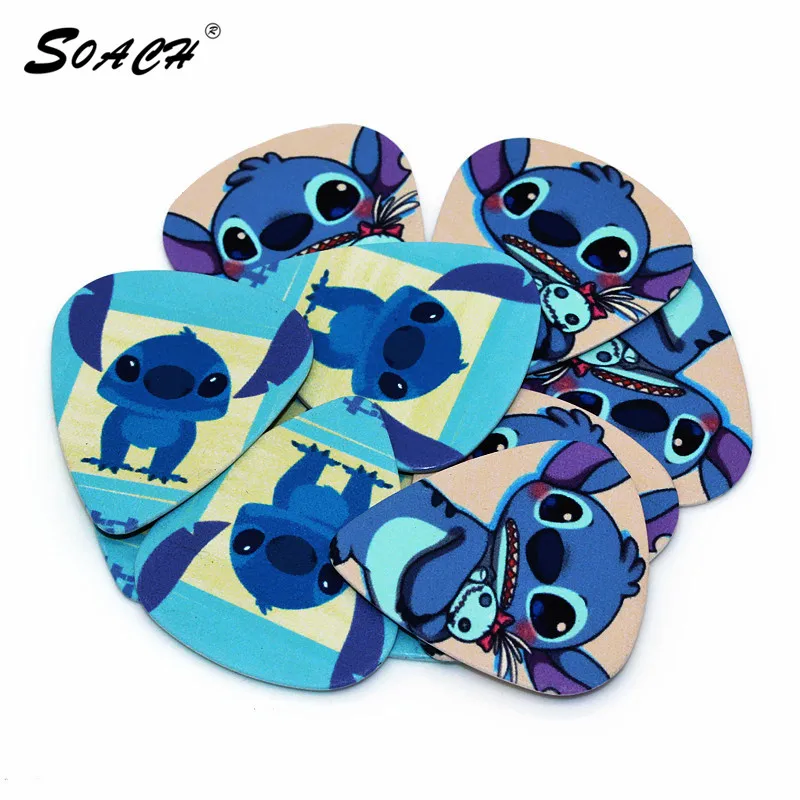

SOACH Hot 10pcs/Lot 0.71mm thickness bass guitarra strap guitar parts Blue new quality guitar picks pick Guitar Accessories