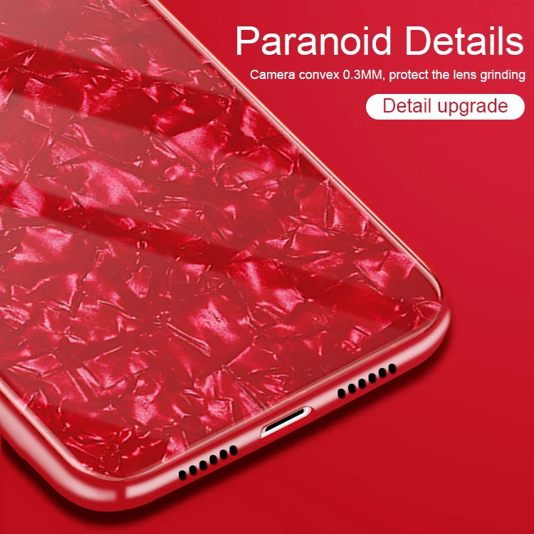 Блестящий чехол из закаленного стекла для Iphone X Xs Max Xr 8 7 6 6s Plus Apple I Phone 8plus 10S