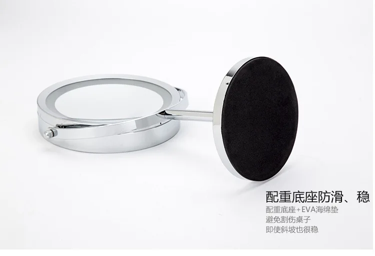 Оптовая продажа 10 шт. Двусторонняя Круглый Макияж LED косметическое зеркало 10X