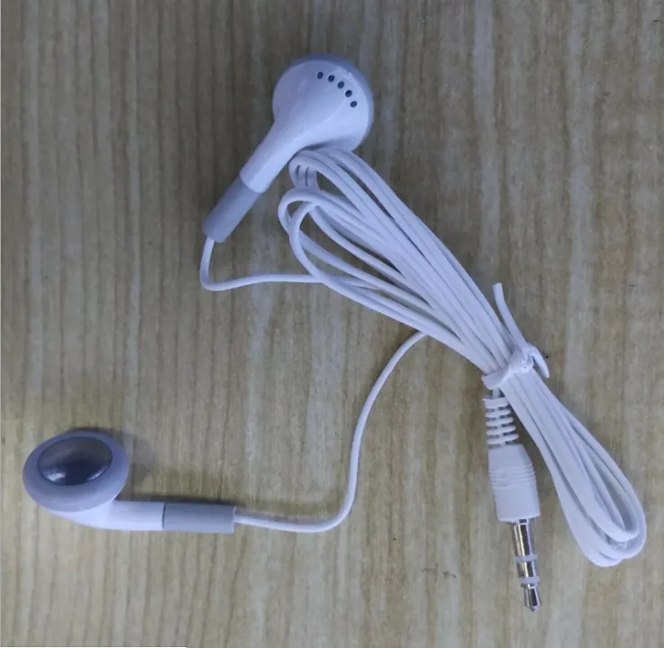 Оптовая продажа белые наушники 3 5 мм вкладыши музыкальные для mp3 mp4 CD IPHONE 4 детской