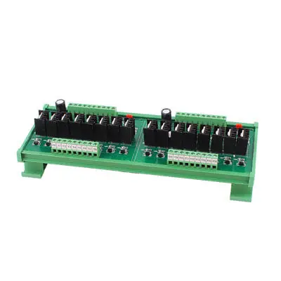 Placa Amplificadora de Saída de Energia Módulo de Relé com 16 Canais dc 24v e Transistor Plc