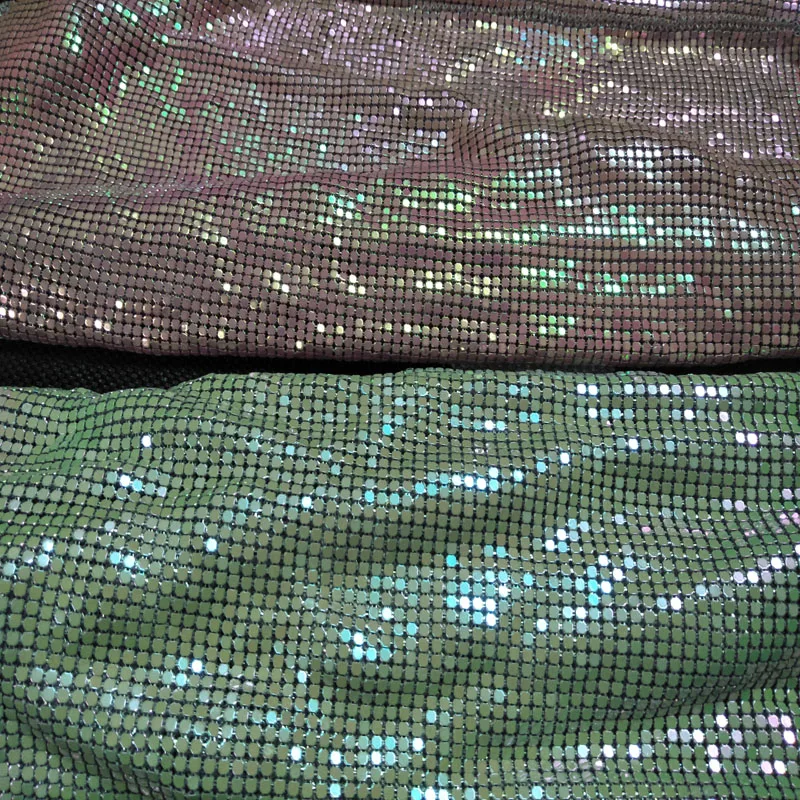 45x30 см ZY Bling Переливающаяся металлическая ткань расшитая блестками украшение для