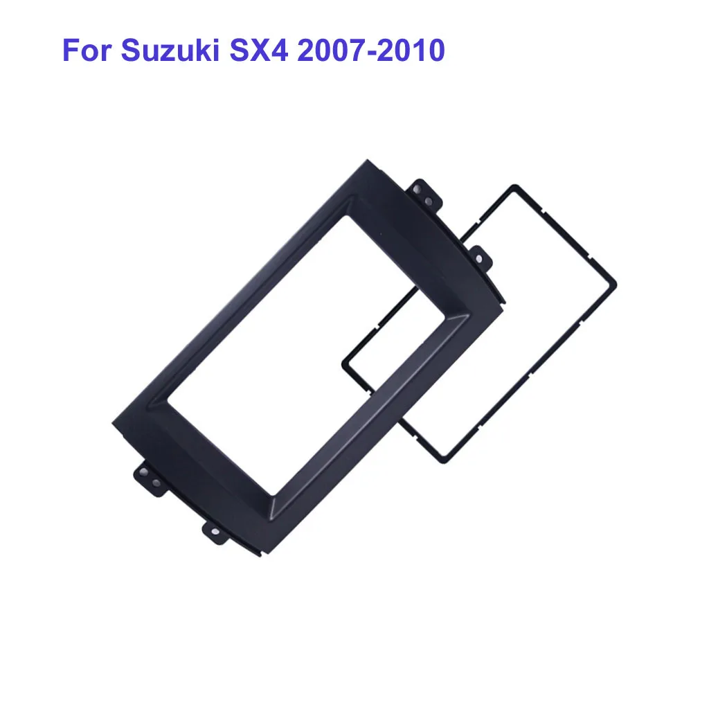 Черный Автомобильный DVD gps фасции для Suzuki SX4 2007-2010 2Din Радио Стерео рамка Стабильный Мощный Автомобиль Аксессуары многоцелевой 8Z