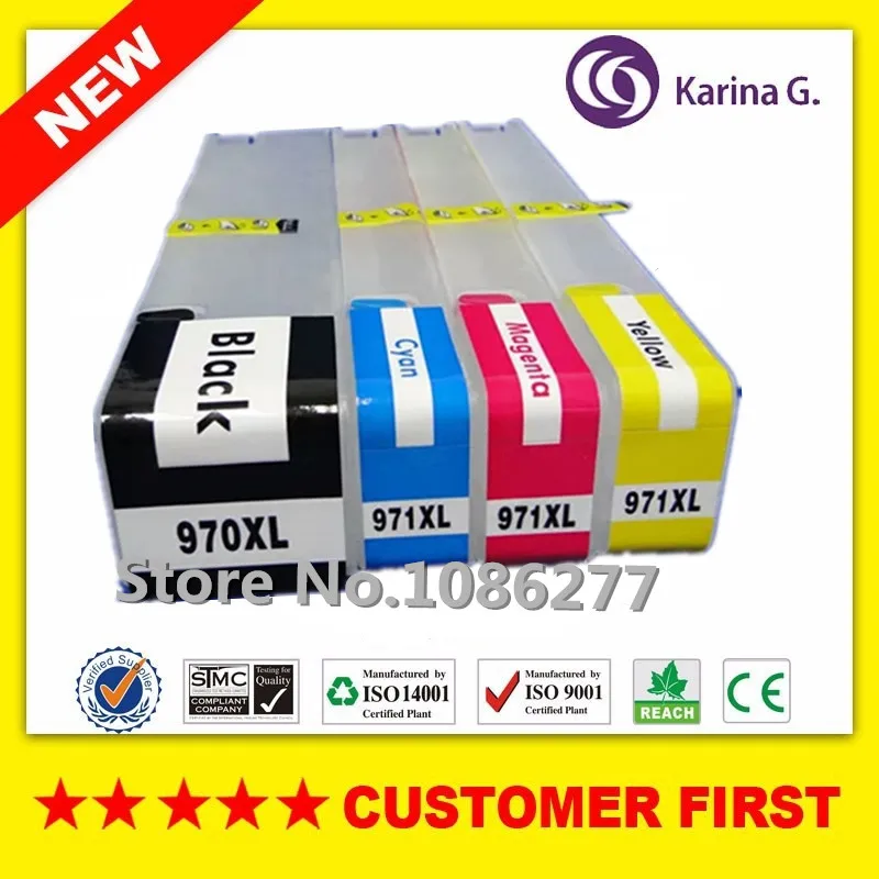 Картридж для принтера hp Officejet Pro X451dn x451dw X551dw X476dn X476dw X576dw 4 шт.|cartridge for printer|refill ink