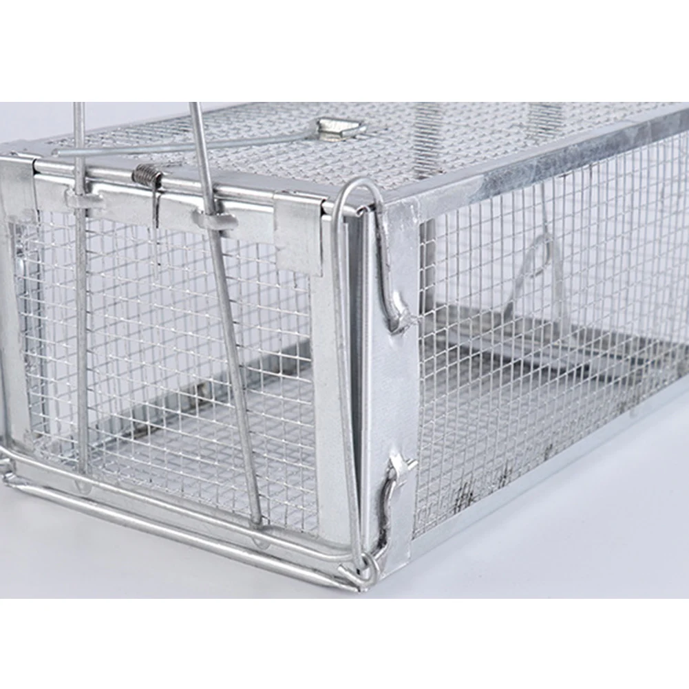 Высокочувствительный цинковый Железный ловушка для мыши с педалью клетка