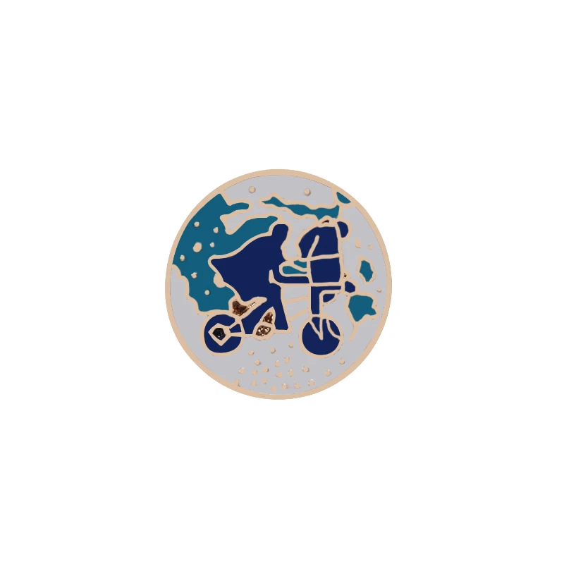 Travel Wishing Милая брошка мультфильм значок эмаль булавки ручка конверт самолет одежда нагрудные булавки ювелирные изделия для женщин мужчин украшения подарок для детей - Окраска металла: Travel Wishing