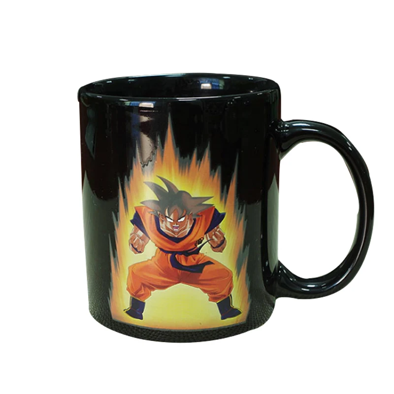 Кружка с драконом меняющая цвет керамическая кружка Goku мультяшная новинка