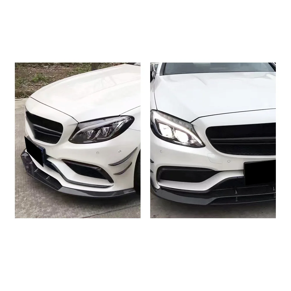 Противотуманные фары из углеродного волокна/ФАП для Mercedes Benz C Class W205 C63 AMG 2015 2016