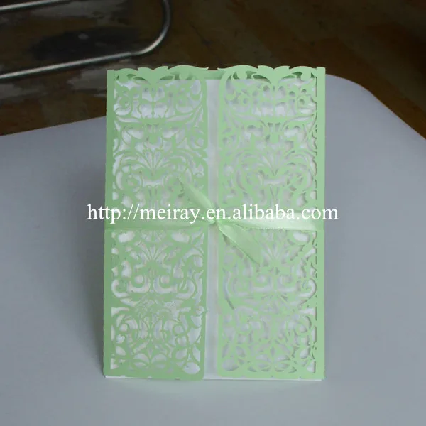 

50pcs high quality wedding cards invitations chinese wholesale hot sale metallic paper gold laser cut invitations for weddings