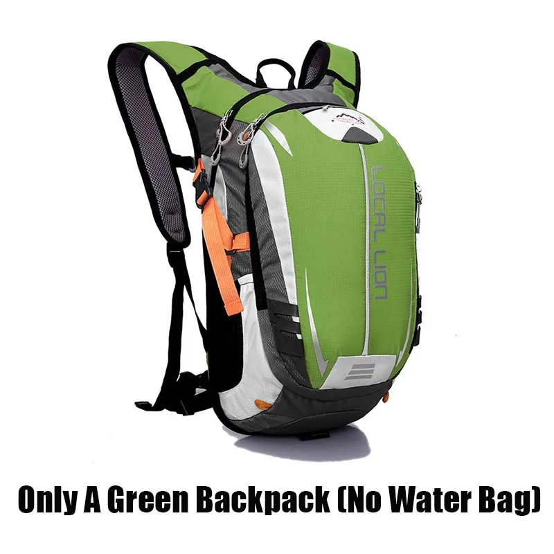 Only Orange Backpack Местный лев 18л водонепроницаемый рюкзак для скалолазания, Рюкзаки Для Путешествий, Походов, спортивные рюкзаки для бега, 2л гидратация, сумки для воды, 4 цвета - Цвет: Only Orange Backpack