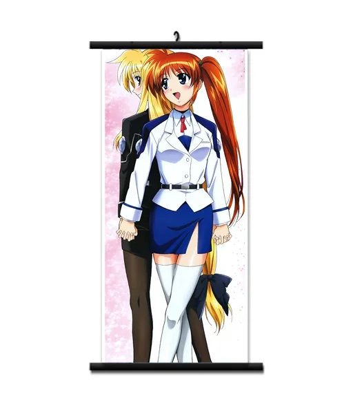 18 November update аниме Волшебная Девушка Лирический Nanoha Harlaown& Arisa& Takamachi домашний декор настенные прокрутки Декоративные плакаты с картинками - Цвет: 18