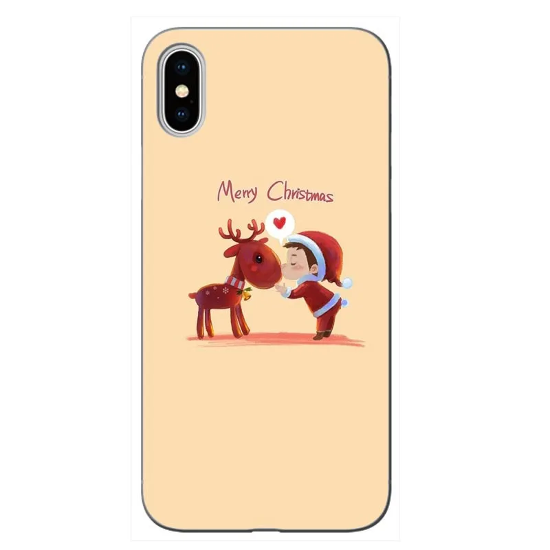Счастливого Рождества для iPhone 7 Чехол 6 6S 8 Plus XR X 5 5S SE XS Max чехол мягкий TPU 11 11PRO MAX |