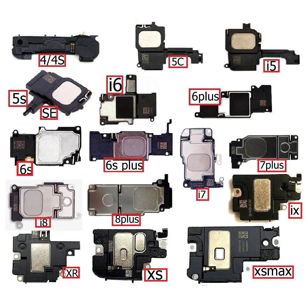 Громкоговоритель звонка для iPhone X Xs Max XR 6 6s 7 8 Plus 4 4S 5 5S SE 5C звуковой Звонок Громкий