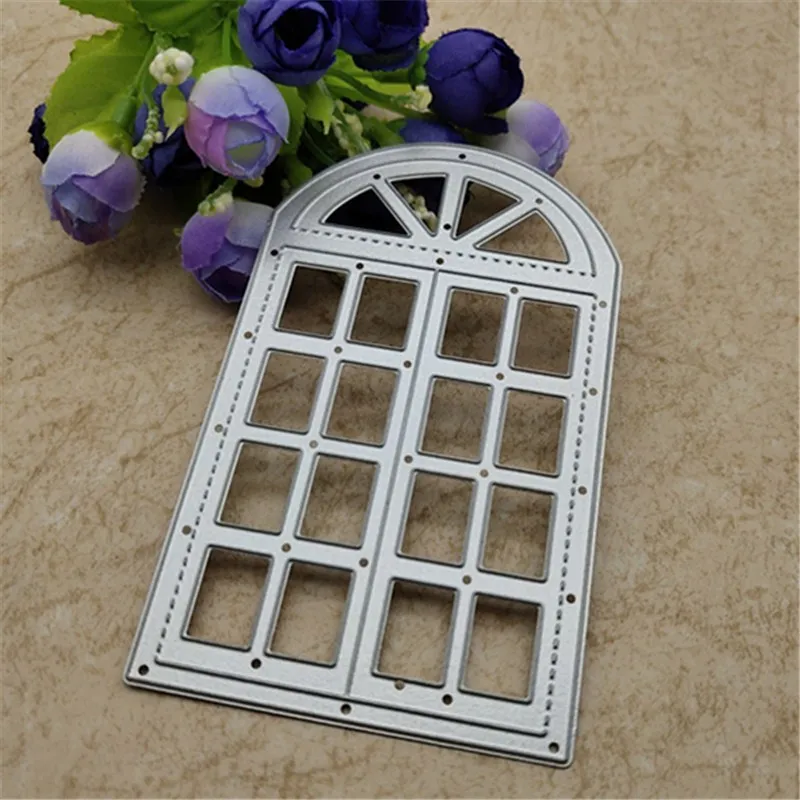 Красивые оконные металлические резные штампы для альбома скрапбукинга DIY